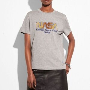 COACH NASA T-SHIRT MEDIUM GREY NEW